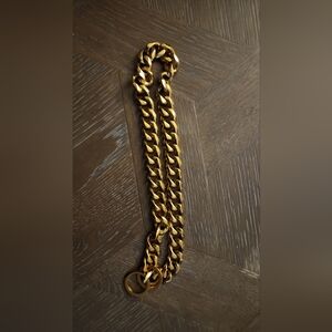 Gold Cuban Dog Chain